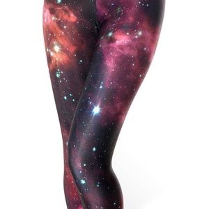 Blackmilk Galaxy Pink Leggings, EUC